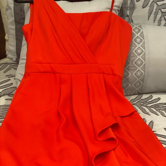 Beautiful once worn one shoulder evening gown. - Picture 3 of 6